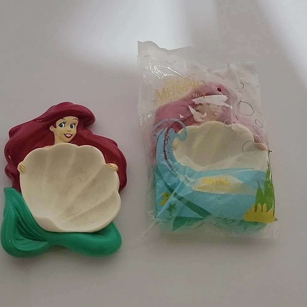 Vintage Ariel soap dish Avon X2 Disney